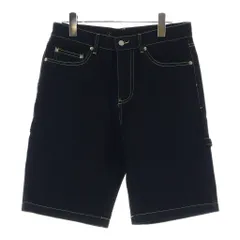 TRAVIS SCOTT トラヴィススコット Cactus Jack xMcDonald's Arches Denim Shorts カクタスジャック ×マクドナルド アーチズデニムショーツ ハーフパンツ ブラック TRAVIS SCOTT (トラヴィススコット) Cactus Jack xMcDonald's Arches