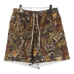 CELINE (セリーヌ) WIDELEG TIGER PRINTED SHORT PANTS 2Z263437S タイガープリント ダメージ加工ハーフパンツ スウェットショーツ ブラウンのサムネイル