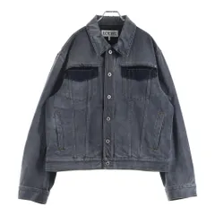 LOEWE (ロエベ) 22AW FADED DENIM JACKET コットン フェードデニムジャケット グレー H526Y50X08のサムネイル