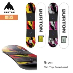 バートン スノーボード 板 キッズ 25-26 Burton グロムスノーボード フラットトップ W26JP-235991 Kids Grom Snowboard 110 120 130 ボーイズ ガールズ 子供 スノボ 2025-2026 正規品のサムネイル