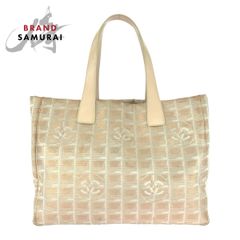 CHANEL シャネル ニュートラベルライン ギャランティカード付 ベージュ CHANEL シャネル ニュートラベルライン ギャランティカード付 ベージュ