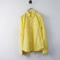 ホームスパン homspun コットン ステッチ ギンガムチェックシャツ S イエロー×ホワイト／トップス 長袖【2400015015064】のサムネイル