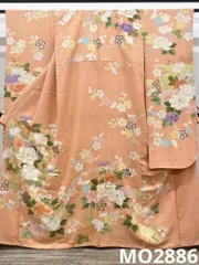 千總 誰が袖好み 振袖 刺繍 金駒 金彩 身丈160cm MO2886のサムネイル