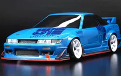 ヨコモ 1/10 オギノヤ ニッサン シルエイティ サヤカスペシャル ドリフト用ボディセット #SD-RS13SPBのサムネイル