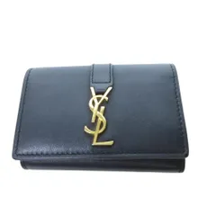 イヴサンローラン YVES SAINT LAURENT キーケース カサンドラ レザー YSL ロゴ 黒 ブラック /HWのサムネイル