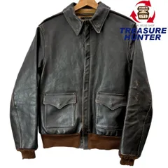 The REAL McCOY'S 馬革 フライトジャケット A-2 41-6330 サイズ40(約Lサイズ相当) ブラウン ザ リアルマッコイズ 【100062463008】のサムネイル