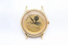 【W308-156】動作品 電池交換済 SEIKO ALBA DISNEY セイコー アルバ ディズニー ミッキーマウス 腕時計 フェイスのみ V515-6094 レディースのサムネイル