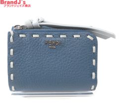 未使用 新品 フェンディ現行モデル ピーカブー マイクロ 三つ折り財布
