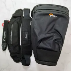 ロープロ Lowepro プロタクティック TLZ 75 Pro AW III［レインカバー欠品］HAKUBA 3Dフォームショルダーパッド Canon ネックストラップ　M12のサムネイル