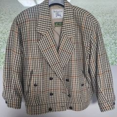 美品】バーバリー 最高級ツイード ヴィンテージ Burberrys ブルゾン