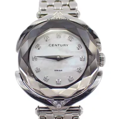 CENTURY センチュリー アフィニティー クォーツ レディース 腕時計ダイヤ入り シェル文字盤 純正SSベルト 632.7.S.12.16.SK【いおき質店】のサムネイル