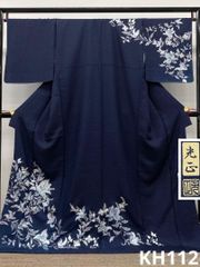 訪問着 落款入 刺繍 唐花 正絹 A151 - メルカリ