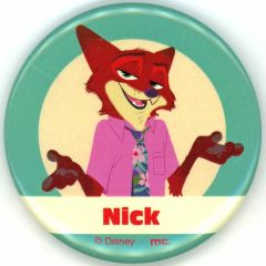 ディズニー ズートピア 缶バッジ ニック・ワイルド - メルカリ
