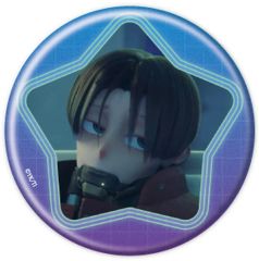 [중고] 배지 빈즈 카트 [TV 애니메이션 은하 특급 밀키☆서브웨이 캔 배지 01. 장면사 일러스트]