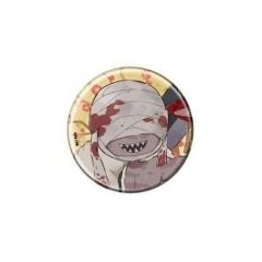 [중고] 배지·빈즈 나가 현 남자 [문자화화 캔 배지 02.정월 ver. (그래프 아트 일러스트)]