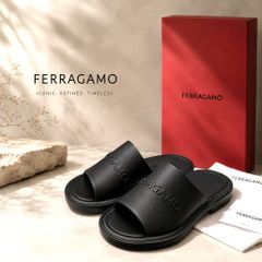 Ferragamo】フェラガモ（24cm） スライド サンダル 試着のみ - メルカリ