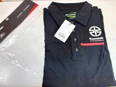 s26t-0062y【中古】【未使用】KAWASAKI　Kawasaki　KUSHITANI　レーシングポロシャツ　ポロシャツ　メンズ　L　J8901-0808のサムネイル