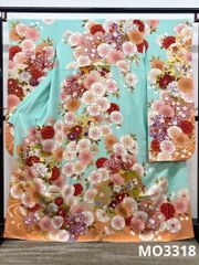 振袖 刺繍 金彩 牡丹 身丈162cm MO3516 - メルカリ