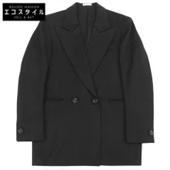 ESTNATION　エストネーション　ダブルブレスト テーラード ジャケット ESSENCE OF LUXURY レディース ブラック 36　36のサムネイル