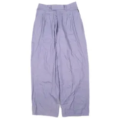 ADAM ET ROPE アダムエロペ 23SS オーガニックコットン カラーデニム 3タックワイドスラックス サステナブル GMS03160 M パープル パンツ ボトムス g26134のサムネイル