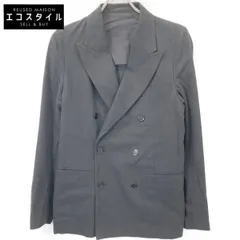 MINEDENIM　マインデニム　19AW ブラック ピークドラペル ダブルブレスト ジャケット　44のサムネイル