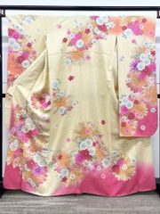 振袖 金駒 金彩 紋意匠 身丈172cm 撥水加工済 HKT207 - メルカリ