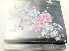 V3479 ○高級 正絹 六通 袋帯 辻ヶ花 - メルカリ