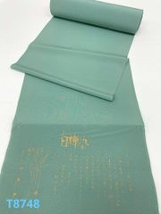 色無地 利休七彩 堅牢染 共八掛付き 正絹 反物 T8712 - メルカリ
