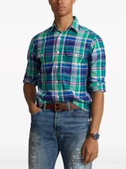 Polo by Ralph Lauren ネルUSA製 L オンブレ ドスペ - メルカリ