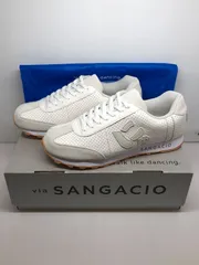 via SANGACIO にゅ～ずMOM スニーカー　パンチングレザー ホワイトのサムネイル