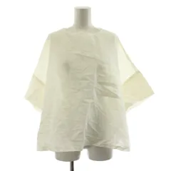 ネストローブ nest Robe コットンラミーブロードTブラウス Tシャツ 五分袖 F 白 ホワイト 01253-1127 /KUのサムネイル