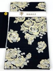 No.3737 名古屋帯 塩瀬 九寸 仕立済 正絹 着物 新品未使用 - メルカリ