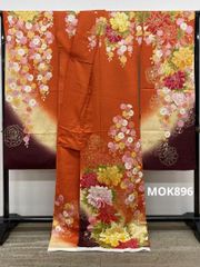 振袖 金彩 銀通し 紋意匠 百合 身丈169cm 撥水加工済 MO3275 - メルカリ