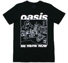 【Tシャツ63】新品未使用oasis /BE HERE NOW LIVE ’98 Oasis Be Here Now Tシャツ ブラック Lサイズ - メルカリ