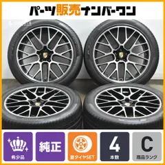 【希少品】ポルシェ 95B マカン RSスパイダー 純正 BBS製 オプション 20in 9J +26 10J +19 PCD112 N0 承認 ピレリ 265/45R20 295/40R20のサムネイル