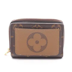 ルイ・ヴィトン LOUIS VUITTON 二つ折り財布 ポルトフォイユ ルー モノグラムリバース M81461 PVCコーティングキャンバス ポルトフォイユ・ルー レディース Used B