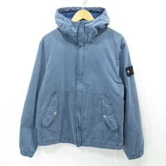 【三重本店】 中古 STONE ISLAND | ストーンアイランド David Light Indigo-TC Jacket デビッド ジャケット 25AW ロゴワッペン付きマウンテンパーカー K2S15Q100029 ブルー サイズ：M 【108】のサムネイル