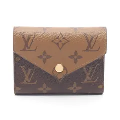ルイ・ヴィトン LOUIS VUITTON 三つ折り財布 ポルトフォイユヴィクトリーヌ モノグラムリバース M81557 PVCコーティングキャンバス ポルトフォイユ・ヴィクトリーヌ