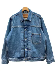 リーバイス Levi's Premium Denim Jacket デニム ジャケット ボタン トラッカー ジージャン シンチバック Big E インディゴ 青 ジャケット ロゴ ブルー Lサイズ 104MT-3338