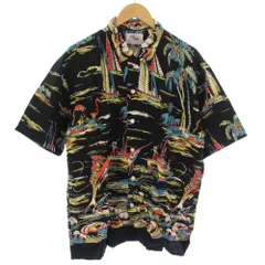 東洋エンタープライズ TOYO ENTERPRISE DUKE KAHANAMOKU SPECIAL EDITION RAYON FISHING BOAT アロハシャツ 半袖 XXL 黒 ブラック DK39040 /TKのサムネイル