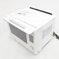 TOSHIBA(東芝) スチームオーブンレンジ 石窯ドーム 30L ER-YD3000(W) グランホワイト 2段調理 300℃ おまかせ焼き フラットテーブル 電子レンジ 簡単操作 簡単料理 時短 お手軽メニュー 簡単お手入れ 【良い(B)】のサムネイル