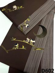 加賀友禅 下村陽明 黒留袖 仮絵羽 未仕立て品 正絹 八掛付き KH186 