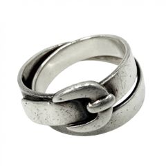 HERMES ダブルトゥルーリング 7号 ベルトモチーフリング - メルカリ