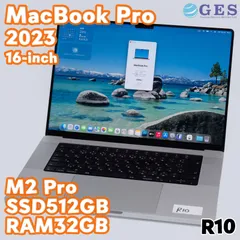 MacBook Pro 2023 A2780 EMC8103 M2 Pro 3.49GHz SSD512GB RAM32GB 16インチ(Retina) 19コアGPU シルバー ACアダプターあり 中古品【R10】のサムネイル