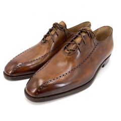 最高峰 定価90万 Santoni 6935 パティーヌ レザーシューズ 7.5 - メルカリ