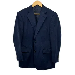 Aquascutum(アクアスキュータム) ジャケット サイズ96AB5 メンズ - ネイビー×黒 長袖/肩パッド/ネーム刺繍/春/秋のサムネイル
