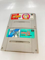 □ Nintendo 슈퍼 패미컴 파워풀 프로야구 94/건담 F91 포뮬러 전기 0122 게임 소프트 2개 세트