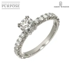 ハリーウィンストン HARRY WINSTON ブリリアント ラブ ダイヤ 0.54ct D/VVS2/3EX 11号 リング Pt 指輪 Diamond Ring【証明書】 90326402のサムネイル