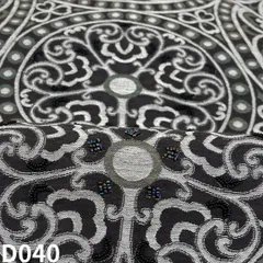 袋帯 ビーズ刺繍 スリーシーズン 正絹 六通 D040
