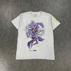 遊戯王 Yu-Gi-Oh! BAIT 半袖 Tシャツ 闇遊戯 ブラックマジシャン グラフィック プリント グレー Lのサムネイル